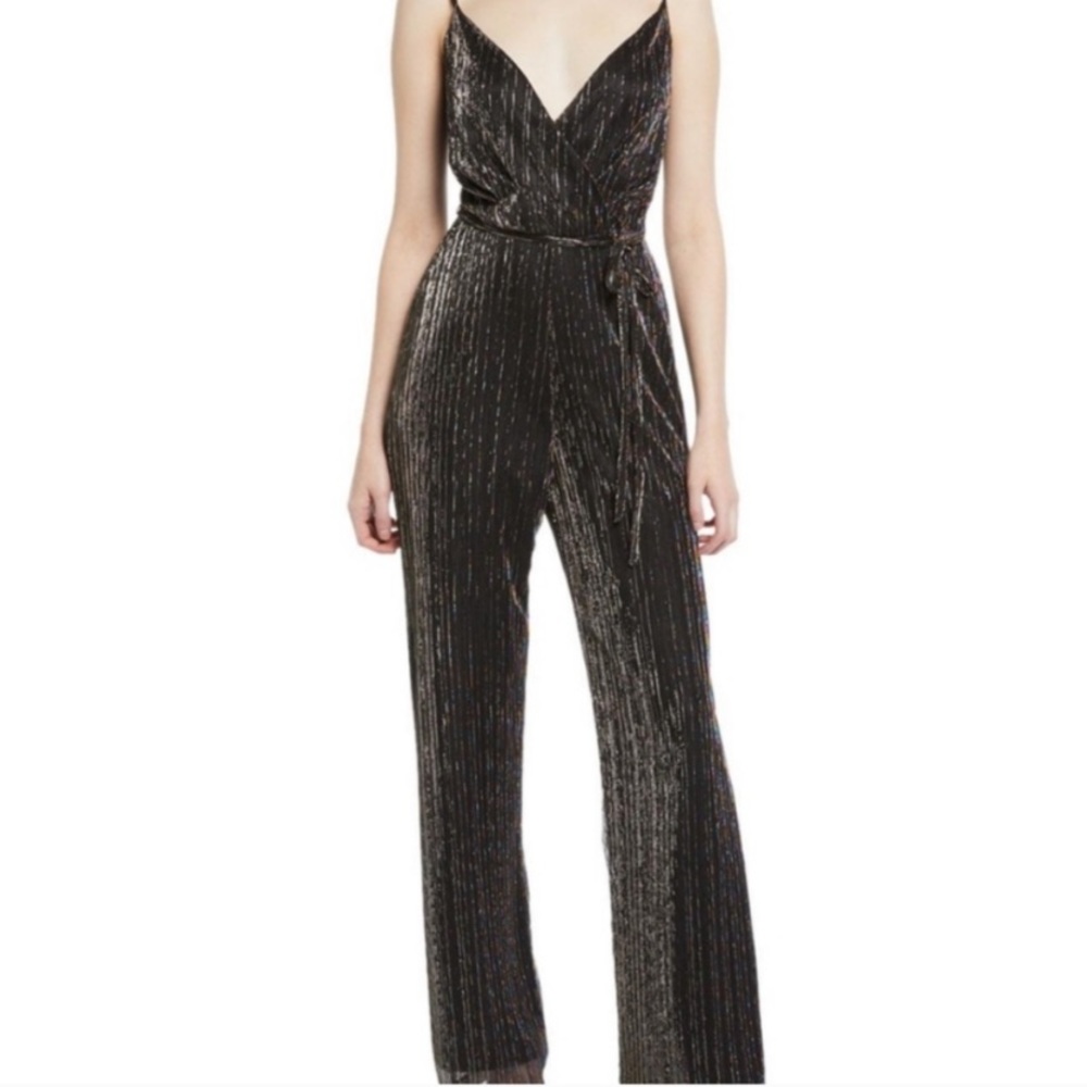 Laundry by Shelli Segal Shimmer Jumpsuit- 4
